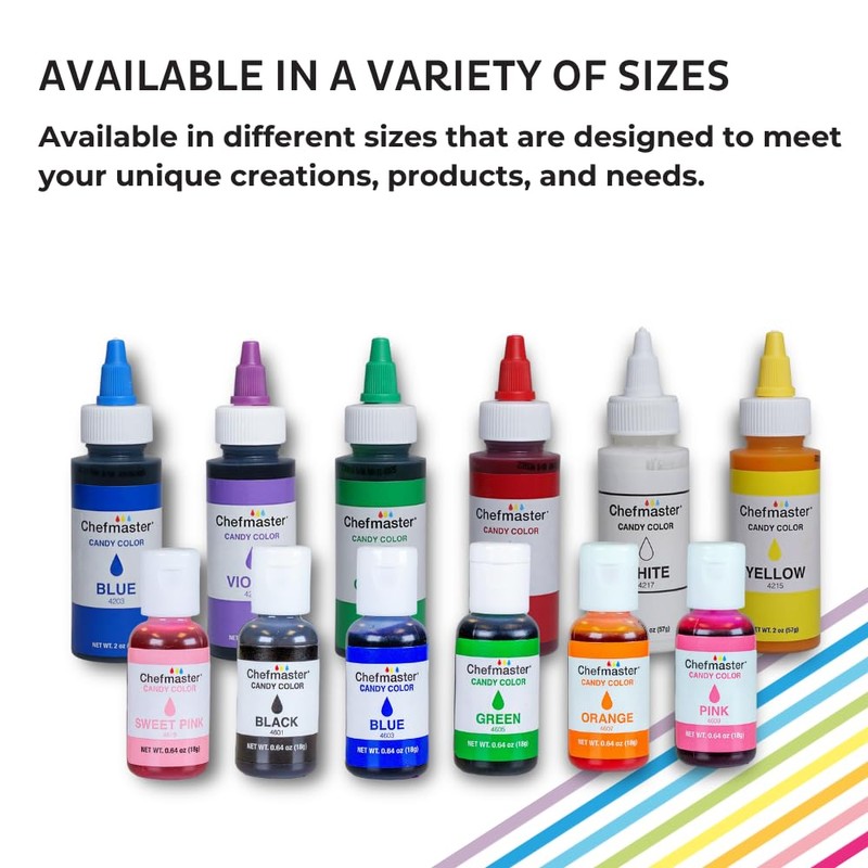 Chefmaster Blue Candy Color | True-Tone Shades | Oil-Based |