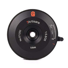 7artisans 35mm f5.6 Full Frame Format Manual Focus Len Compatible with Leica M-Mount for Leica M,M10,M240M-P240,M-TYP246,M-P,M 262,M7(Black)