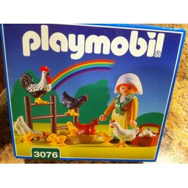 Playmobil Farm Girl & Hens