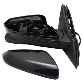 TRQ Right Mirror Passenger Side Compatible with 2016-2021 Honda Civic HO1321284