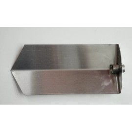 Design-All Stainless Steel Culvert shovel, For Cleaning  Culvert Pipe 8" diameter or bigger