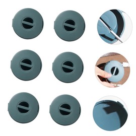 Gatuida 6pcs Plastic Cable Organizer Storage Box Cable Management Under Desk Organiser Box