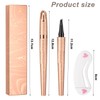 DHWEKU Eyebrow Pencil with Fork Tip, Smudge-proof Waterproof Liquid Eyebrow