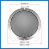 A ABSOPRO 8" Speaker Grille Cover Mesh Trim Round Subwoofer