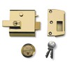 Yale B-2-BLX-PB-40 Double Locking Internal Security Lock with Key