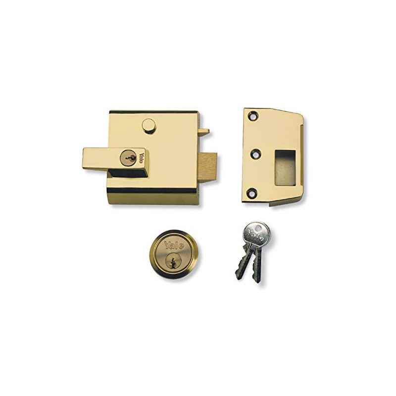 Yale B-2-BLX-PB-40 Double Locking Internal Security Lock with Key