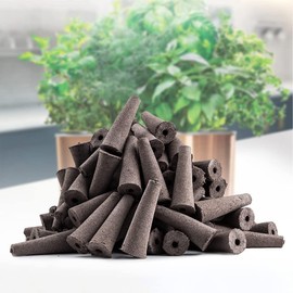LONGHAO 50 x Hydroponic Grow Sponges, Hydroponic Culture Sponges, Root Growth Sponges, Replacement Growth Sponges, for Tomatoes, Strawberries