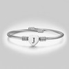 Tihnvk Initial Bangles For Women Open Bangle Adjustable Jewellery 26