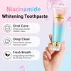 2 PCS Niacinamide Toothpaste, Natural Niacinamide Whitening Toothpaste with Brighter