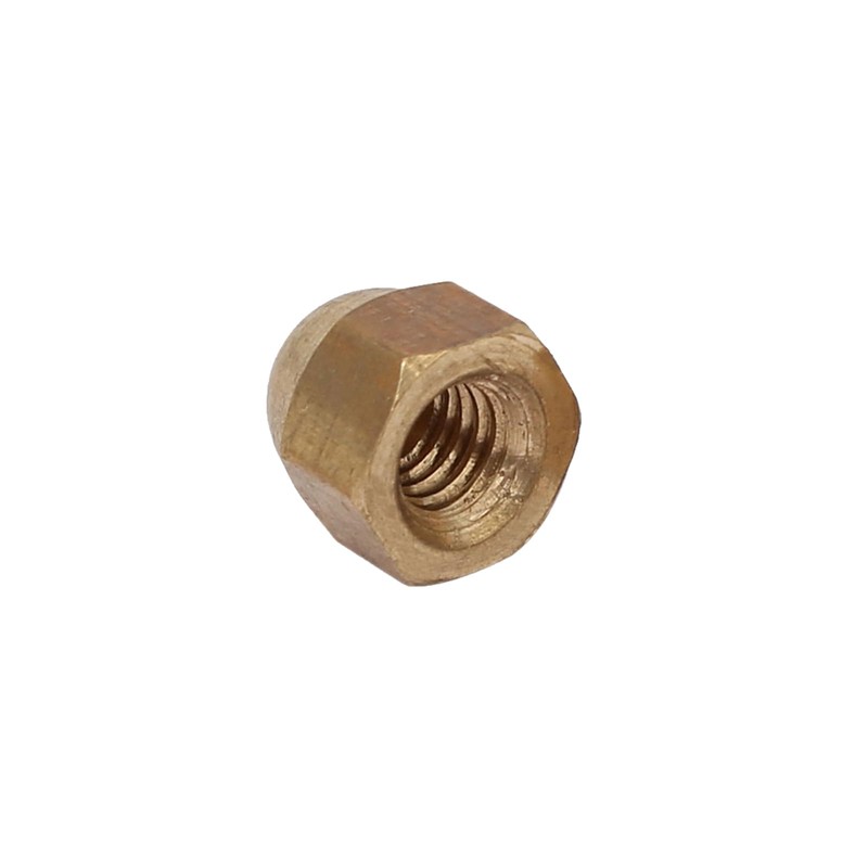 METALLIXITY Acorn Cap Nuts(M4x0.7mm) 15Pcs, Brass Acorn Dome Cap Head