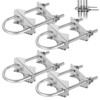 4 Pcs Double Antenna Mast Clamp, 5.9 in U Bolt