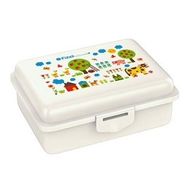 Fizzii Farm byGraziela Lunch Box with Fruit / Vegetable Compartment, Non-Toxic, Dishwasher Safe