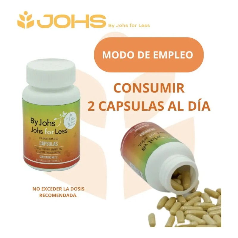 Pastillas de Jengibre y Cúrcuma By Johs Sin Sabor Suplemento