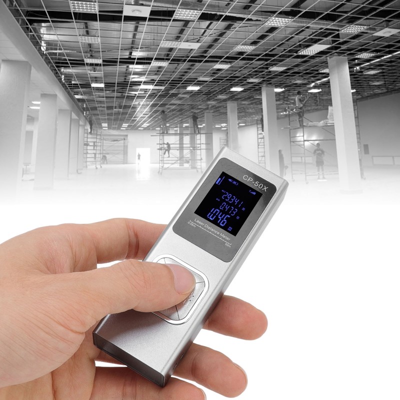 Distance Meter Accurate Voice Broadcast Small Electronic Ruler Handheld Rangefinder