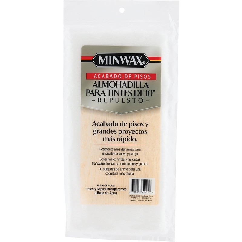 Minwax 100318 10 in. Water Based Floor Stain Refill Pad