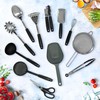 Fackelmann INITIAL Mini Slotted Turner PBT with PP Plastic Handle,