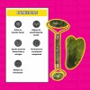 Rodillo De Jade Y Gua Sha Espátula Jade Facial En