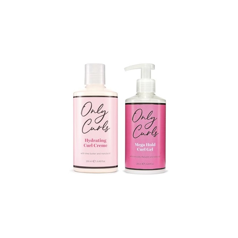 Only Curls Hydrating Curl Crème & Mega Hold Curl Gel
