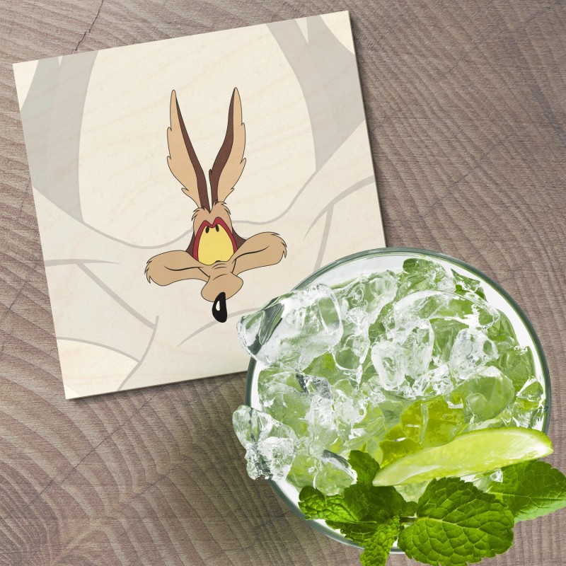 Unbranded Looney Tunes Cartoon Wile E. Coyote 4'' X 4''