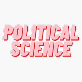 LAD Studio Political Science Sticker Bumper Sticker Vinyl Decal 5""