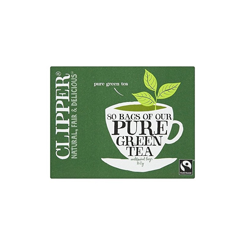 Clipper Fairtrade Pure Green Tea (80)