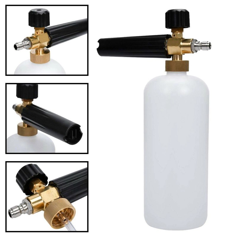 1/4" Snow Foam Pressure Washer Gun Car Wash Soap Lance