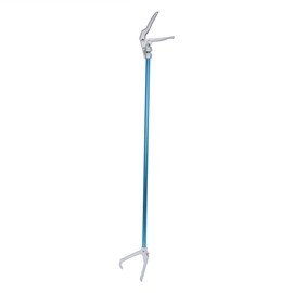 Heavy Duty Aluminum Snake Tong Foldable Snake Catcher Durable Reptile Grabber Tool Blue 120cm