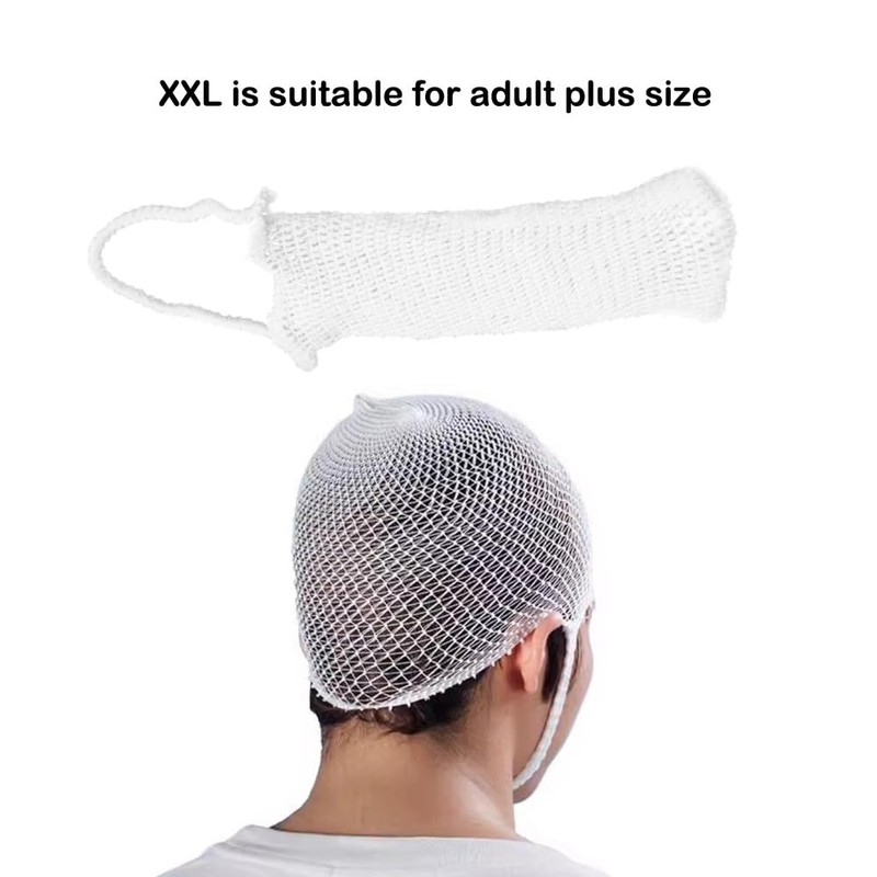 DeaHea 3 Pack Head Elastic Dressing Retainer Tubular Medical Mesh