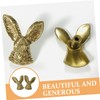 Operitacx 2pcs Cabinet Door Knobs Rabbit Head Handles for Kitchen