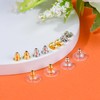 6 Styles Earring Backs for Studs/Droopy Ears/Heavy Earring,170 Pcs Clear