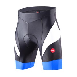 Souke Sports Men’s 4D Padded Cycling Shorts - Breathable & Quick Drying Cycling Shorts, blue, xl