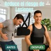 SEVEN MINE Faja Industrial Lumbar con Tirantes | Doble Cierre
