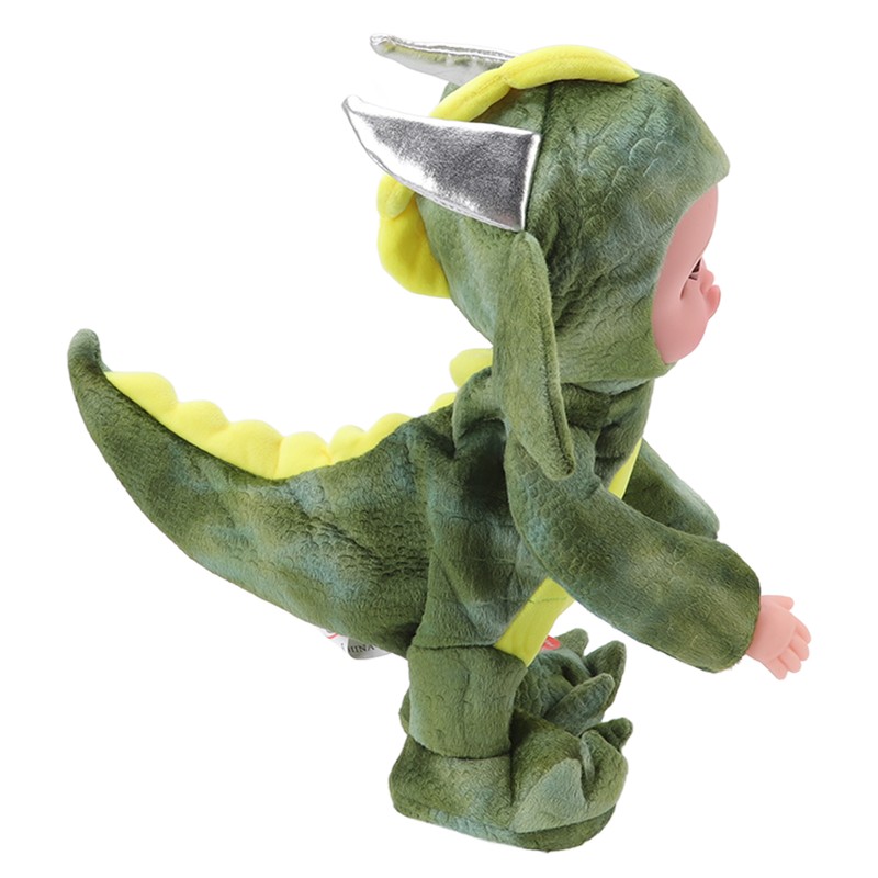 Dinosaur Baby Doll Mobile Singing Tail Wagging Soft Plastic Simulation