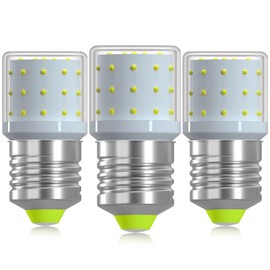 ZHENMING KEI D34L Refrigerator Bulb AC100-265V 3.5W Fridge Light Bulb Replacement, 6W LED Bulb E26 Medium Base Bright Lamp for 40W-60W Freezer Light Bulb Appliance Lighting,3 Packs