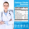 NLMUBR LUCKSIT Calcium Citrate Magnesium Zinc Gummies, Calcium 1200 mg