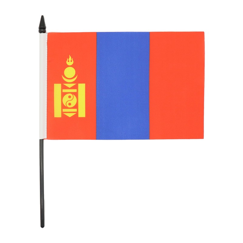 AZ FLAG Mongolia Table Flag 5'' x 8'' - Mongolian