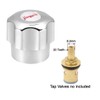 sourcing map Faucet Knob Handle 30mm Dia Universal Faucet Replacement
