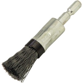 SK11 Hexagonal Shaft End Wire Brush 0.6 inch (15 mm)