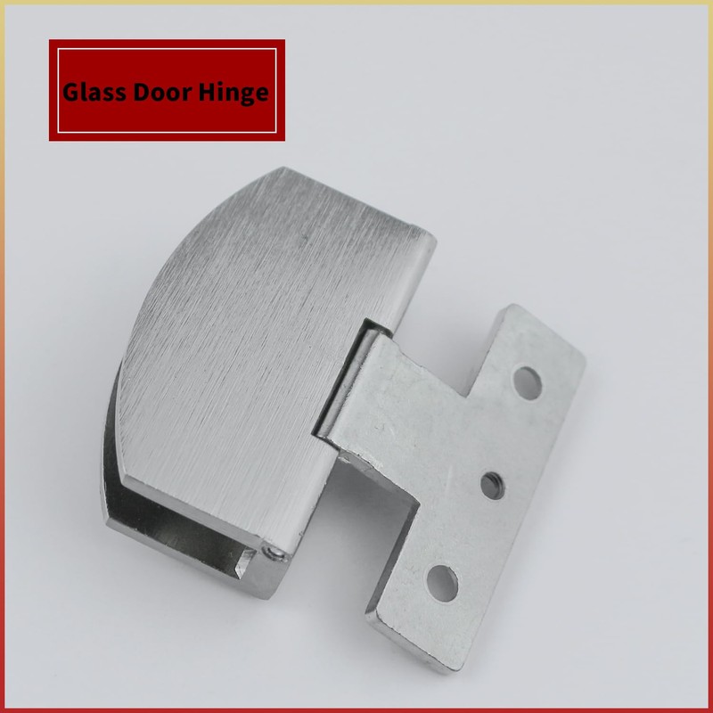 Cabinet Glass Door Hinge,2 Pcs 90 Degrees Frameless Glass Door