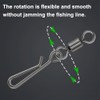 SEIWEI 2#, Quick Change Swivels Carp Fishing Terminal Tackle, Pack