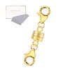 Magnetic Necklace Clasps and Closures 14K Gold Plated 925 Sterling