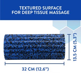 Everest Fitness Flower-Shaped Fascia Roller - Deep Tissue Massage Travel Foam Rollers for Muscles - Ideal for Back, Shoulders, Neck, Thighs, Calves - Use for Pilates or Exercise