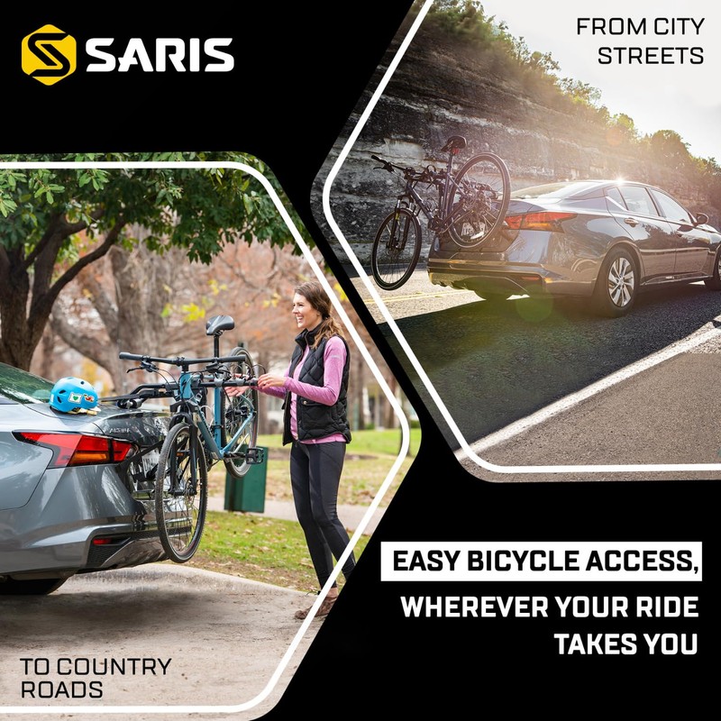 Saris Guardian Trunk 2-Bike Rack - Foldable and Compact, American-Made