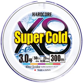 Duel Fishing Line HARDCORE Super Cold X8 (Line, Fishing Line, High Strength, High Sensitivity)