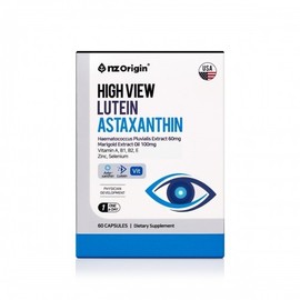 NZ Origin High View Lutein Astaxanthin 500mg 60 Capsules 3ea