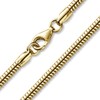 MATERIA by Matthias Wagner Women's Bracelet 925 Silver Gold-Plated Snake
