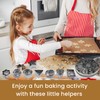 Gadgetime USA Stainless Steel Mini Cookie Cutter Set (24 pcs)