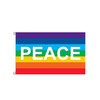 Stormflag Rainbow PEACE Flags 3x5ft(90cmx150cm) Polyester with Two Eyelets and
