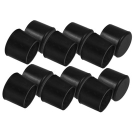 OSALADI 12pcs Trampoline Leg Caps Foot Pads Rubber for Use Easy to Install Reduces Friction Noise Fits Diameter Legs