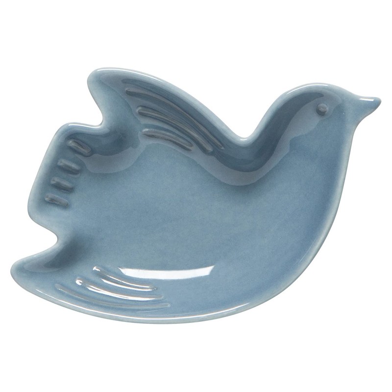 Now Designs Bird Shaped Ceramic Pinch Bowl Set, Soy Sauce